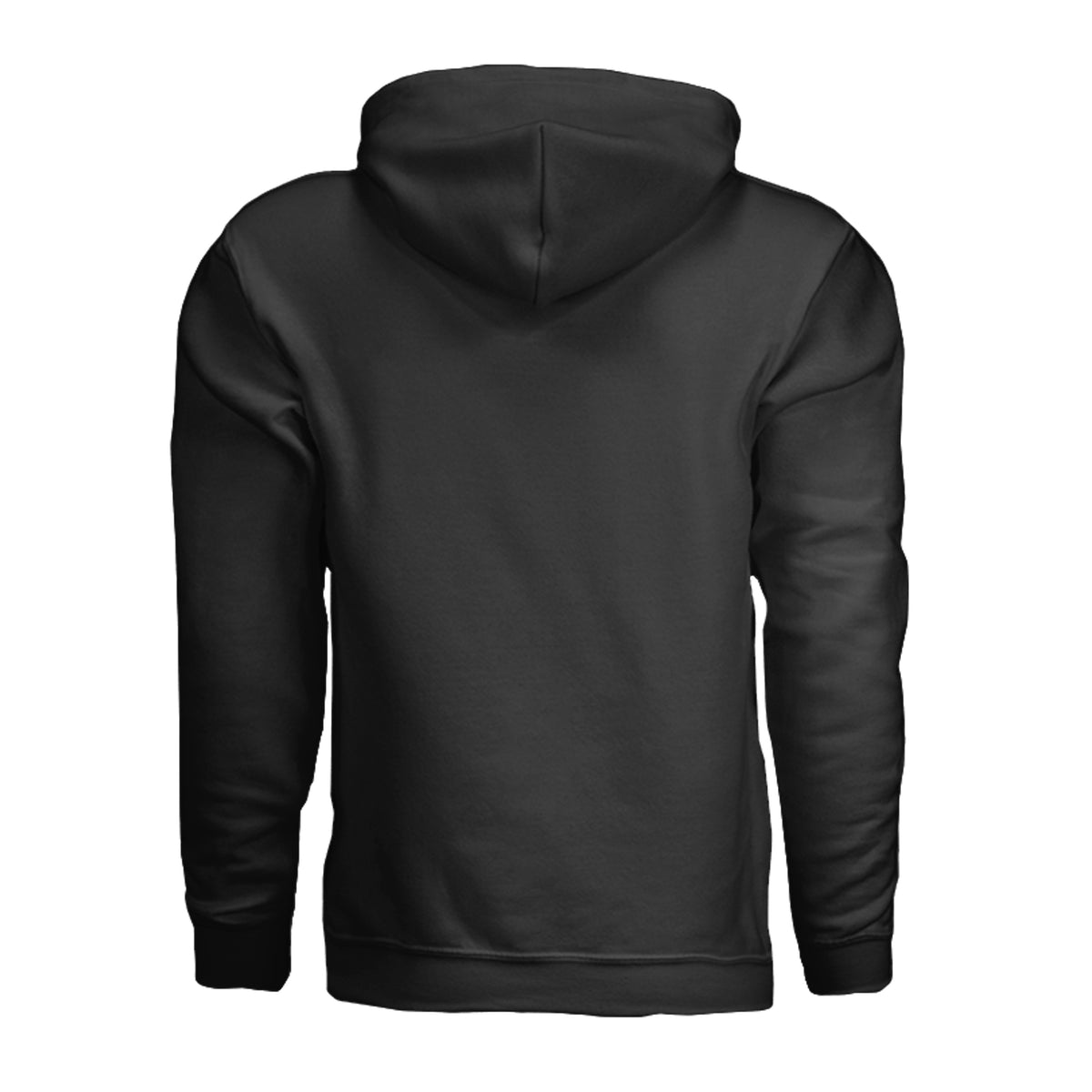 PRO-HANDS Adult Heavy Blend Logo Hoodie in Black - back view