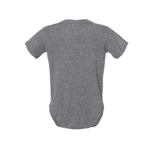PRO-HANDS Baby Logo Bodysuit in Granite Heather - back view