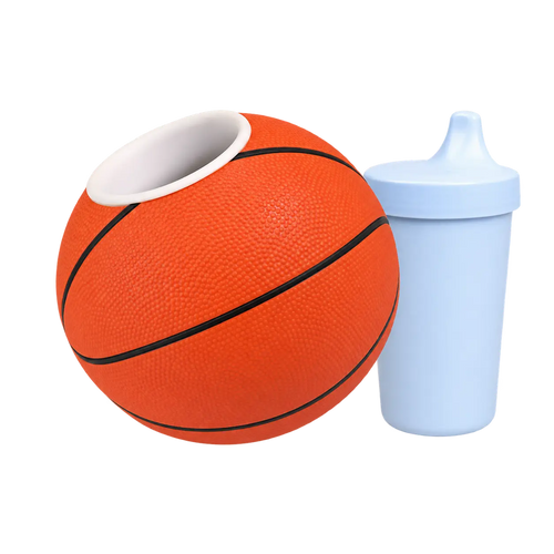 Pro-Hands Basketball Sports Bottle with 10 oz spill-proof toddler sippy cup